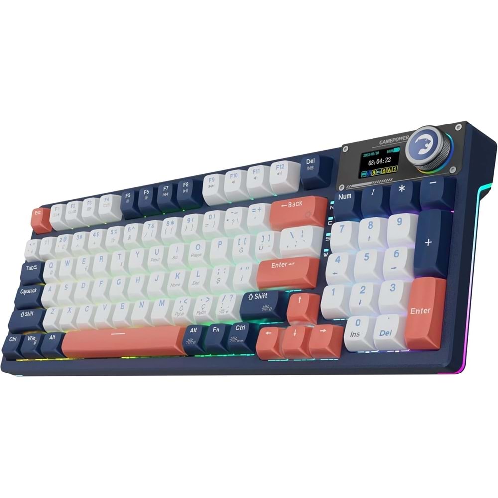 Klavye Gamepower Gasket Elıte X Rgb Wıreless Mekanık Hot Swap