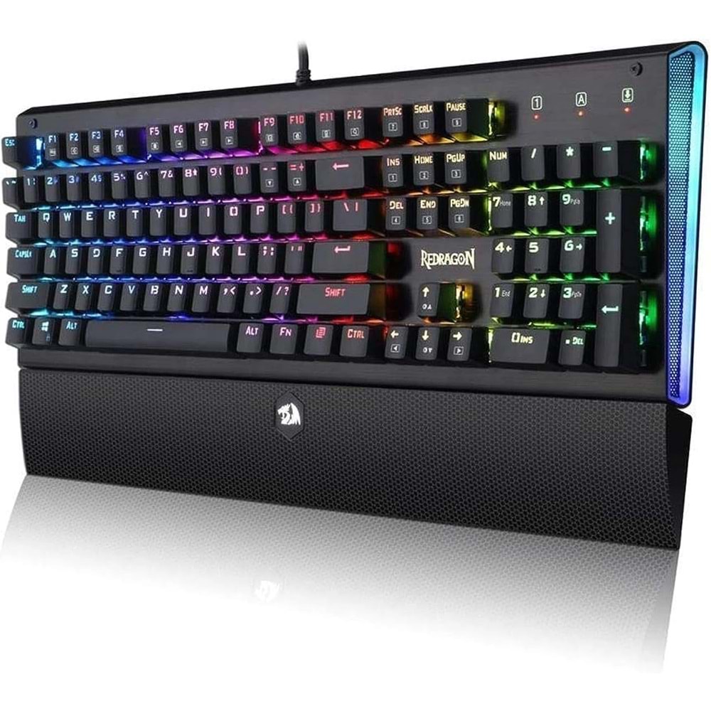 Redragon Aryaman K569Rgb Mechanıcal Gamıng Blue Swıtch Us Layout
