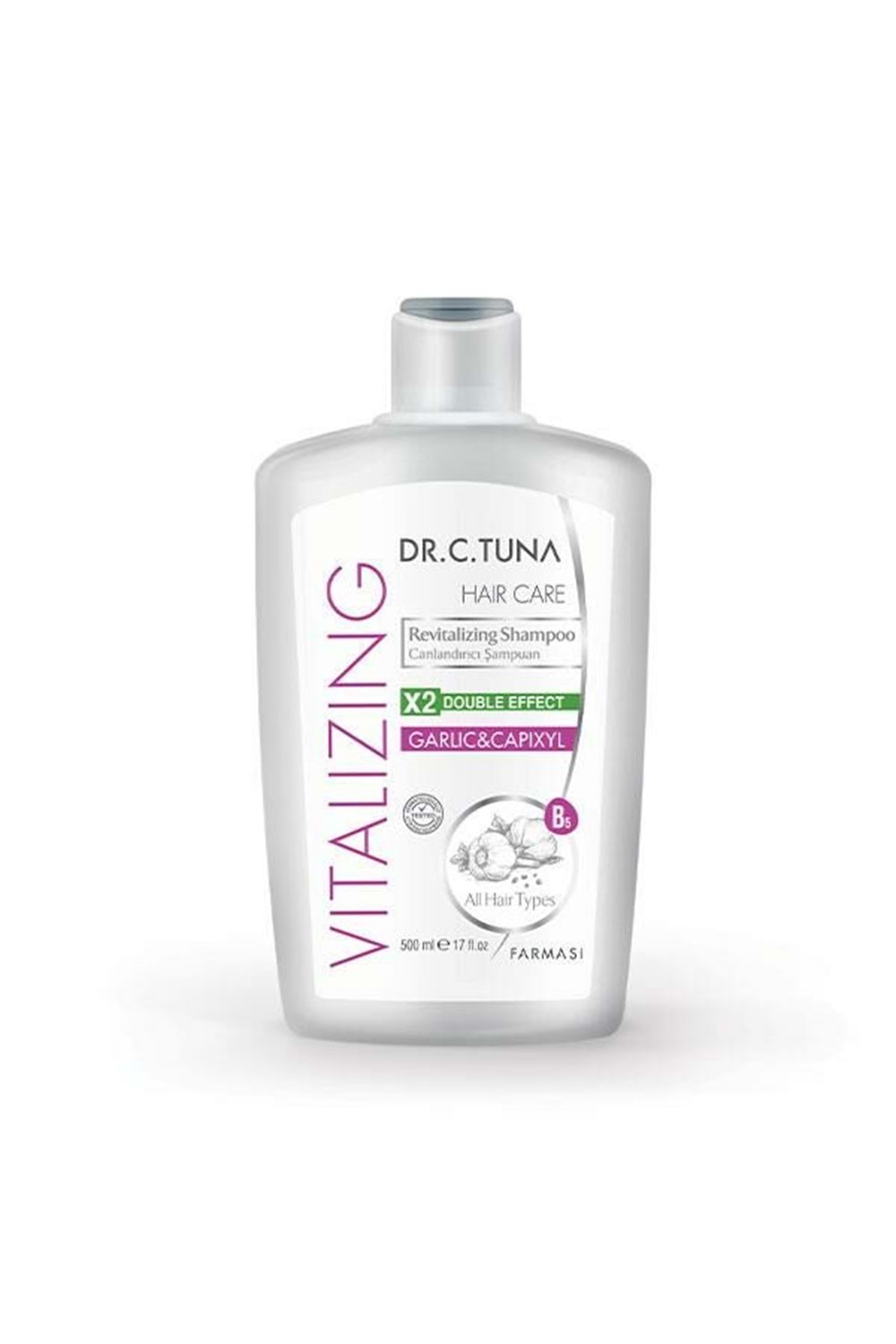 DR. C. TUNA VITALIZING SARIMSAK ÖZLÜ ŞAMPU 500ML 1108062