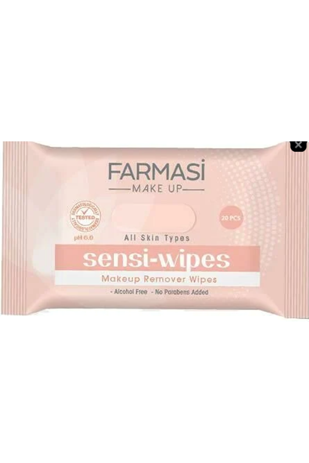 FARMASİ SENSİ WİPES MAKYAJ TEMİZLEME MENDİLİ 20YP