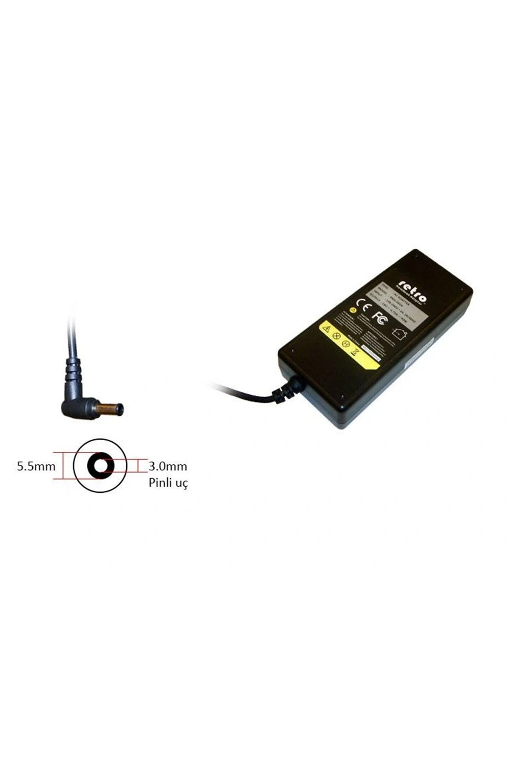 ADAPTOR DCA-SA044 19V 4.74A 90W 3.0mm x 5.0mm Pinli