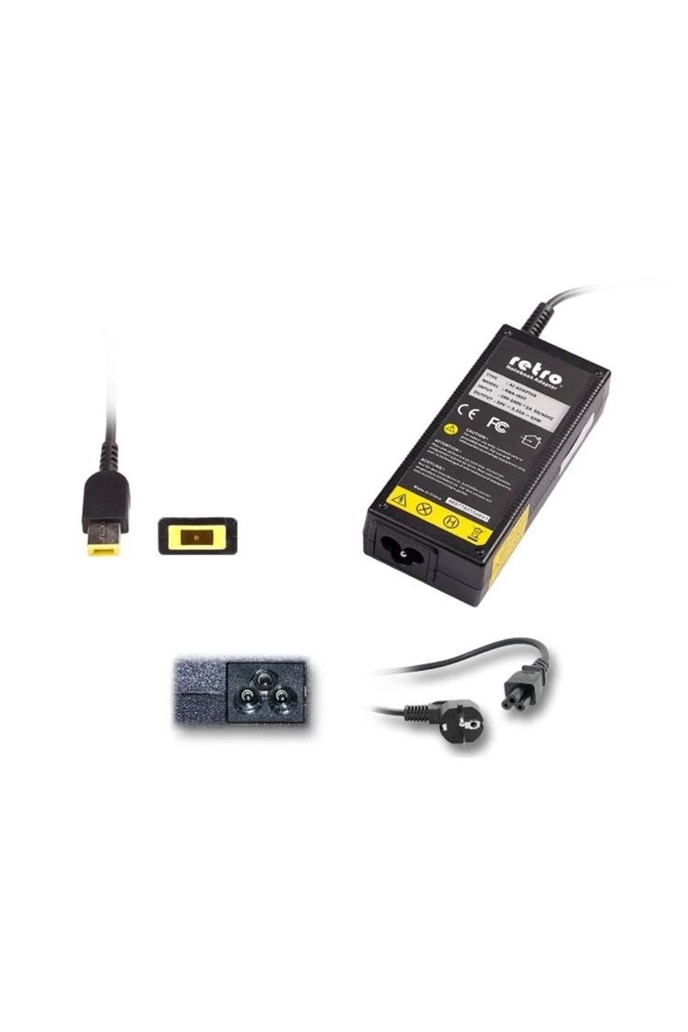 ADAPTOR DCA-I083 20V 4.5A 90W Usb Uç