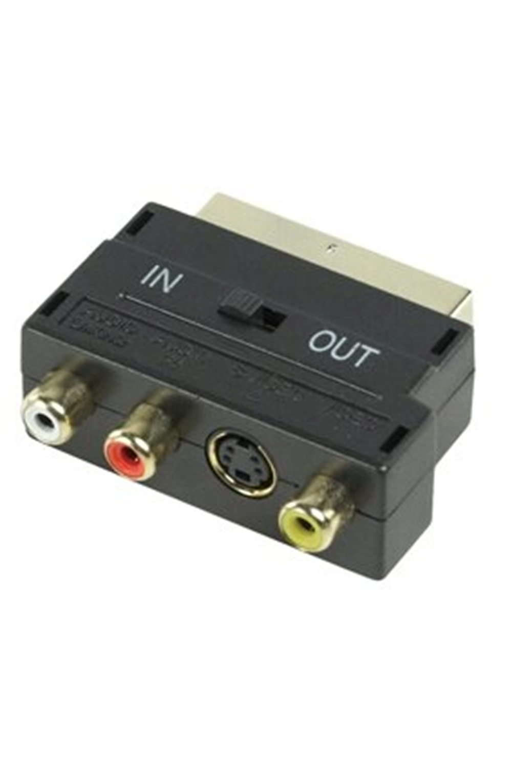 3RCA- Scart Input / Outut Switch Dönüştürücü Adaptör