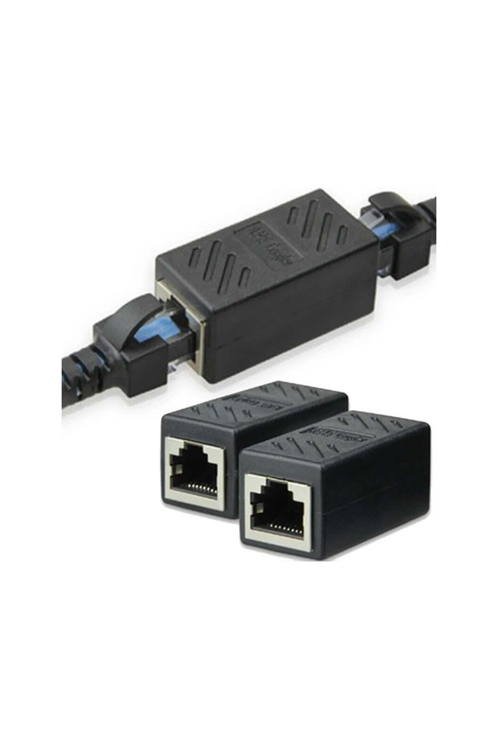 RJ45 EXTENDER UZATMA ADAPTORU SIYAH KALITELI