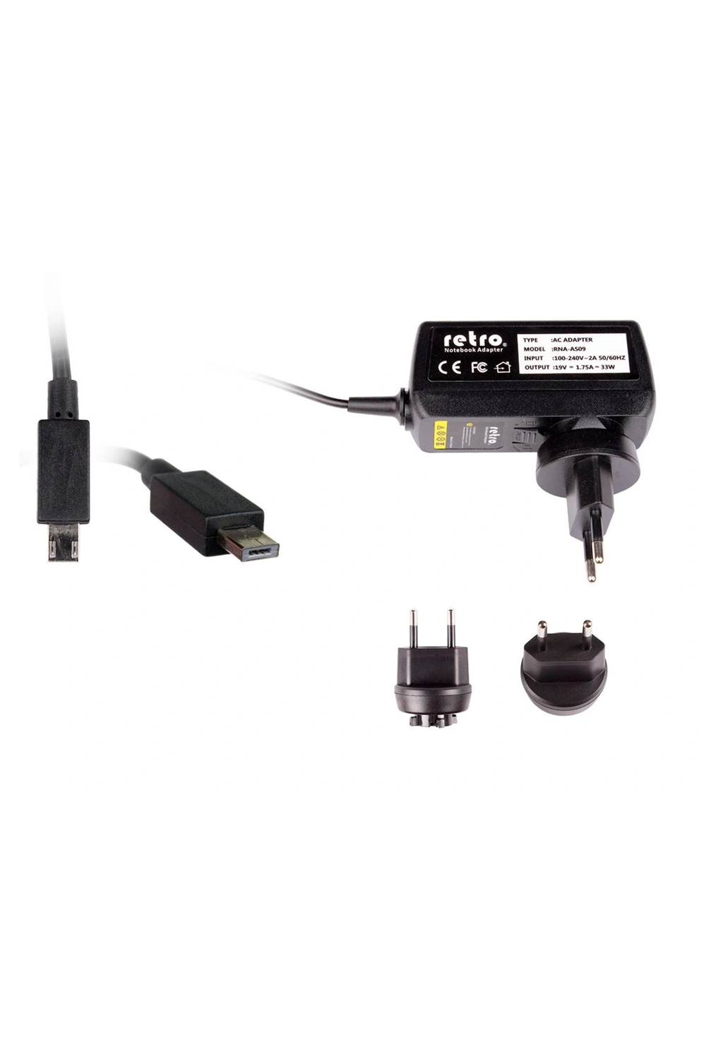 ADAPTOR DCA-AS09 ASUS TP200S TP200SA 19V 1.75A 33W KARE UC