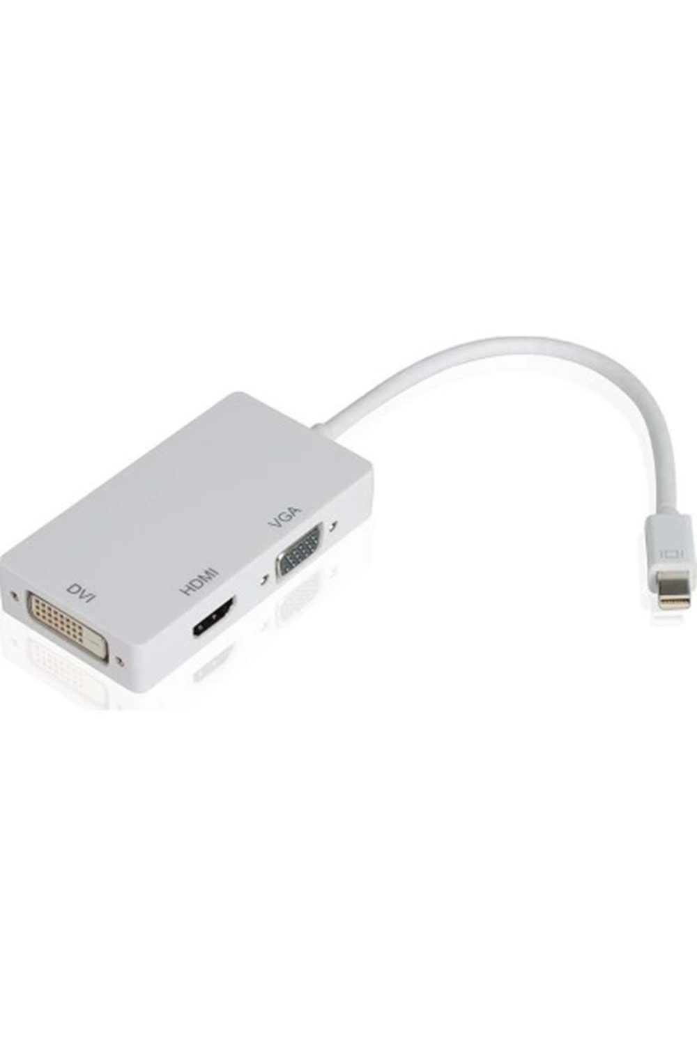 Adaptor Mını Dısplay Port To Hdmı Dvı Vga Adaptor Beyaz