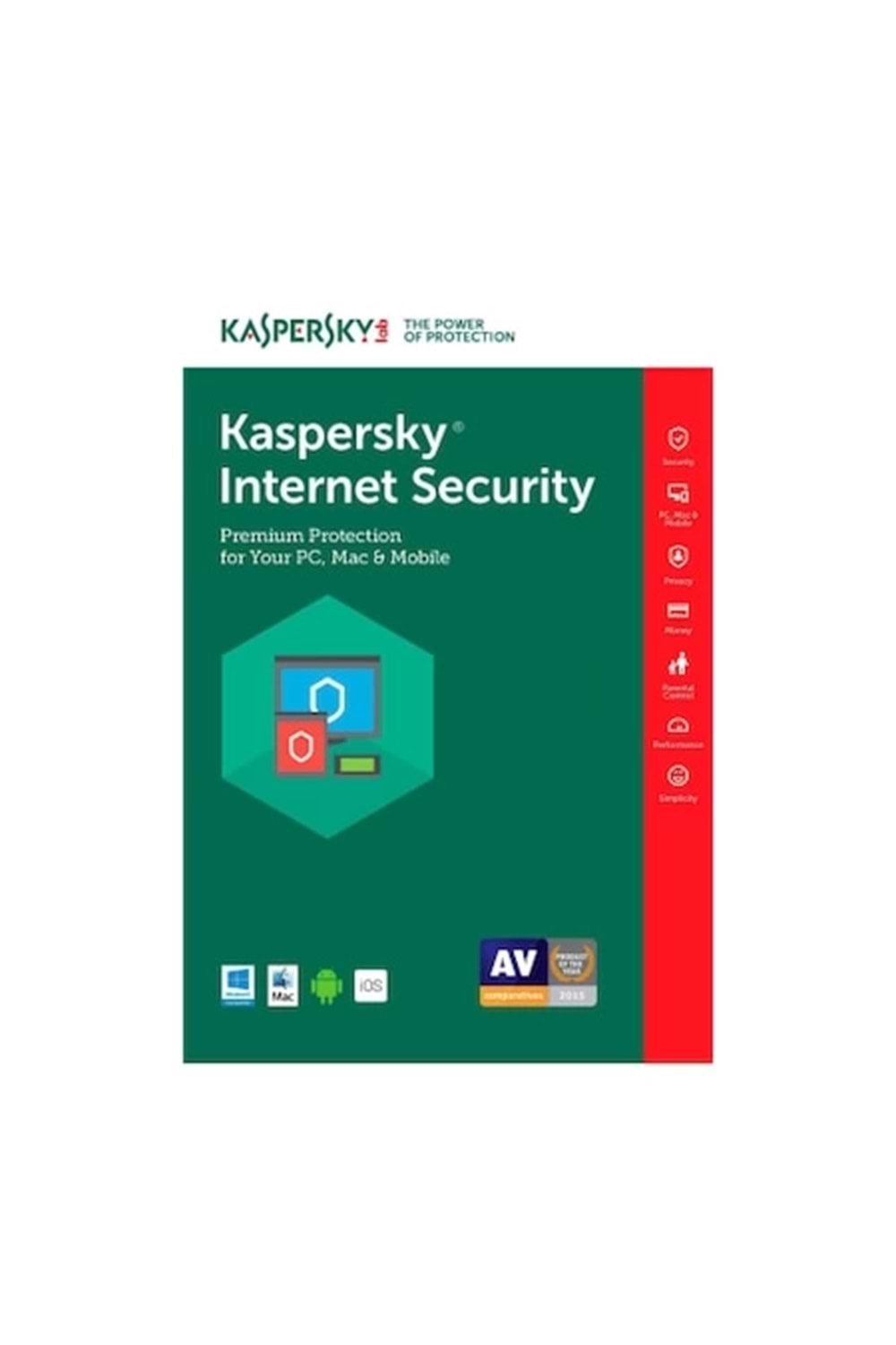 Internet Securıty Kaspersky 1 Yıl 4 Pc