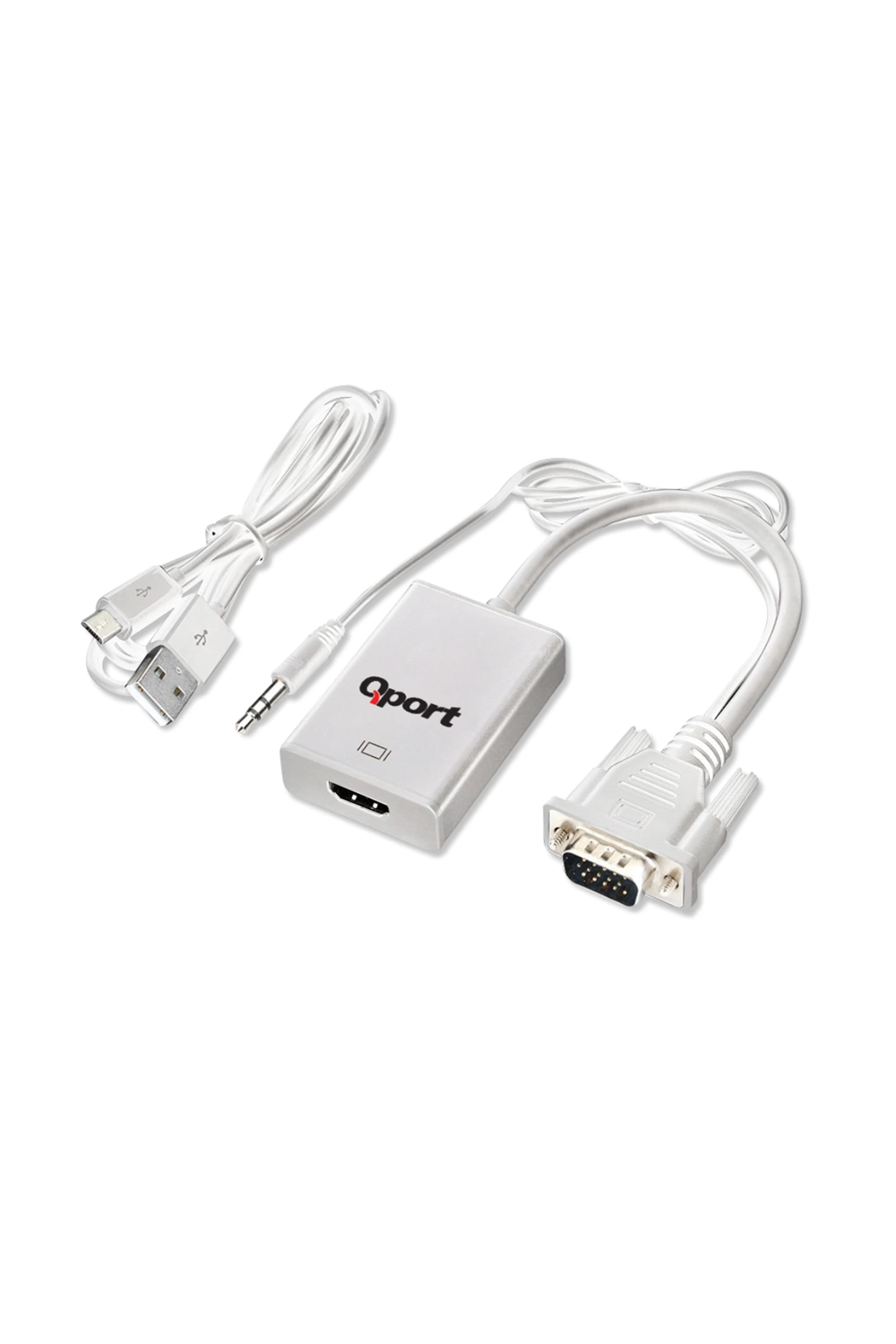 Aksesuar Qport Q-Vh Vga To Hdmi Cevirici