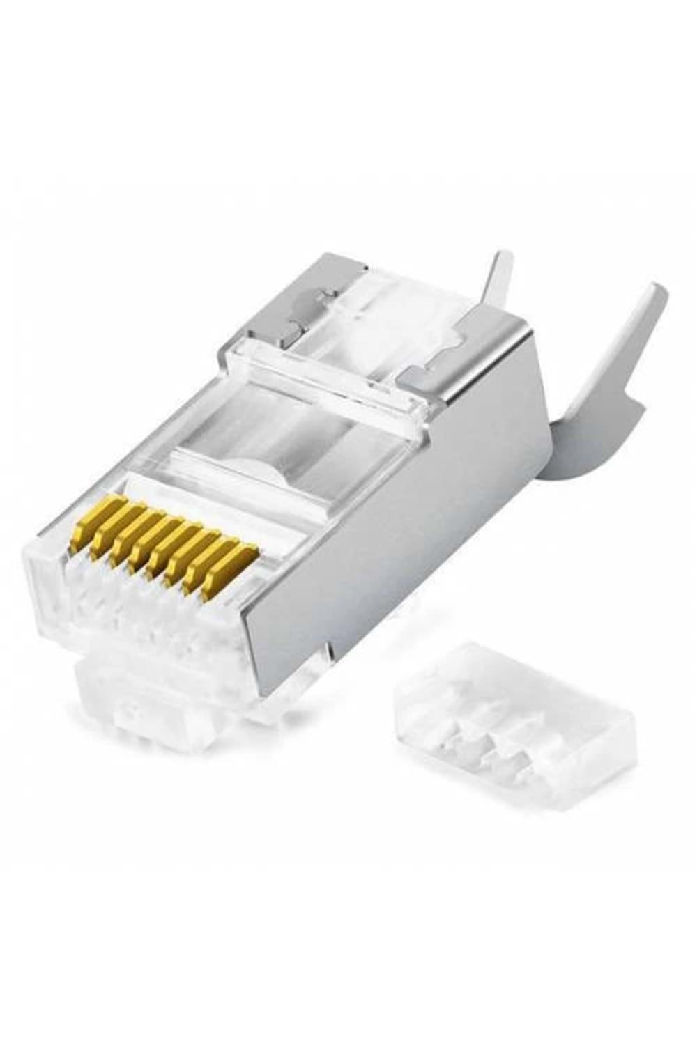 Aksesuar Q-Port Q-J710M Cat7 Konnektor Ve Ayraç 10 Adet