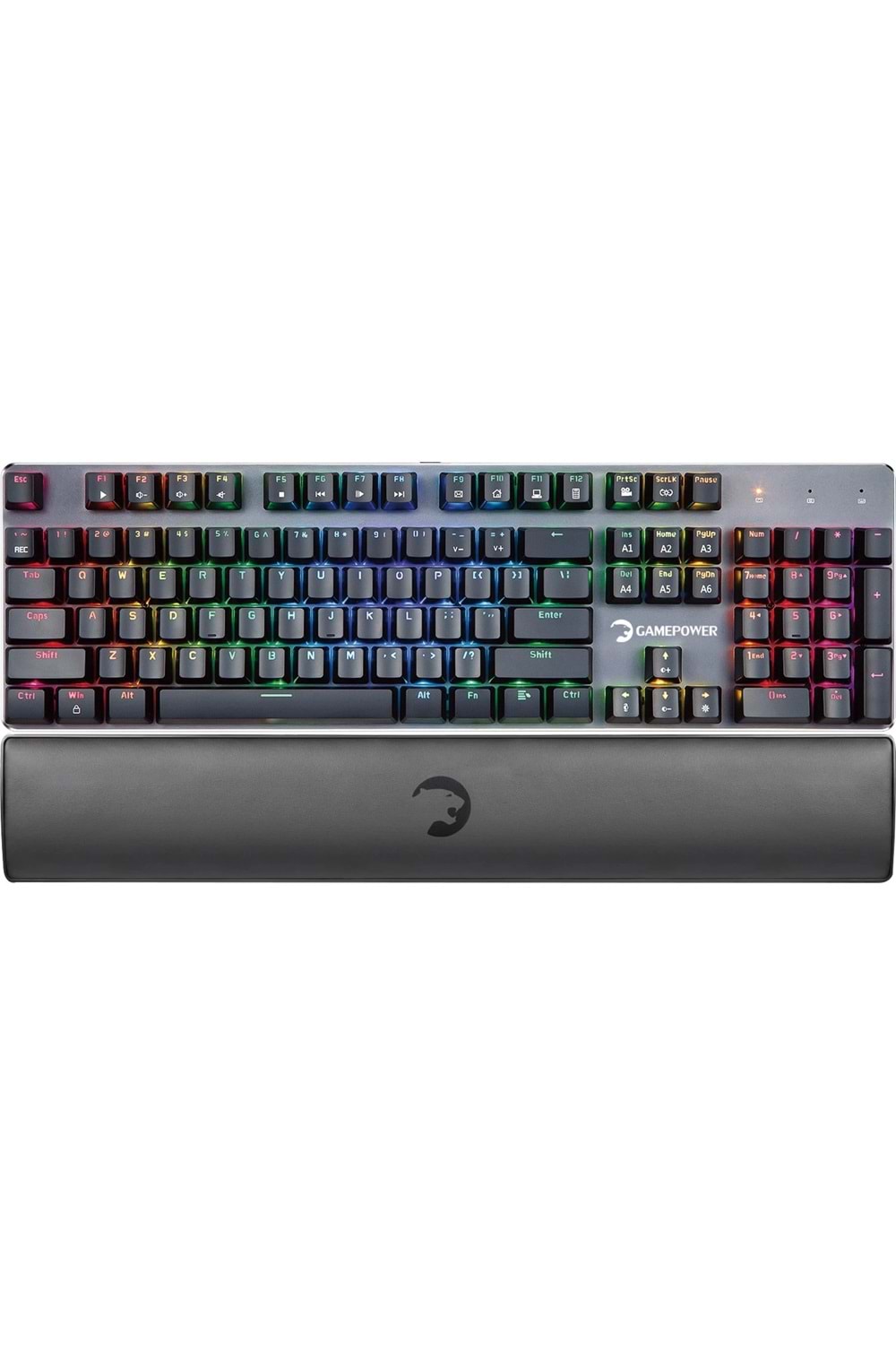 Klavye Gamepower Ogre Rgb Mekanik Klavye Mavi Switch Tr Layout