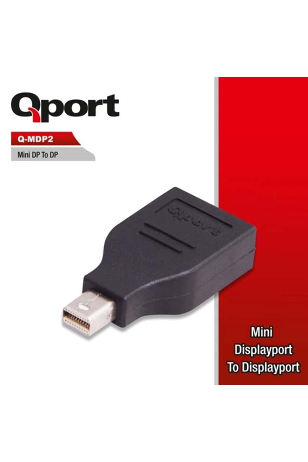 Aksesuar Qport Q-Mdp2 Mini Dp To Dp Cevirici