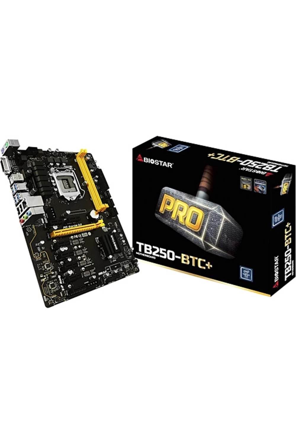 ANAKART BIOSTAR TB250-BTC+DDR4 1151p Mining