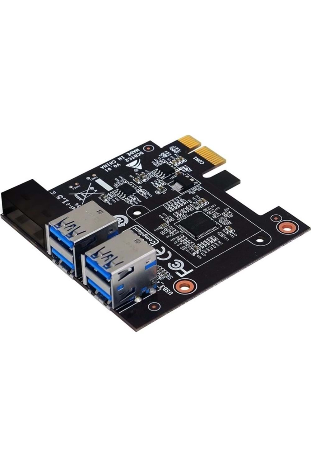 Bıostar Pcı-E 1X To 4X Usb3.0 Rıser Adaptor Dcbtc2