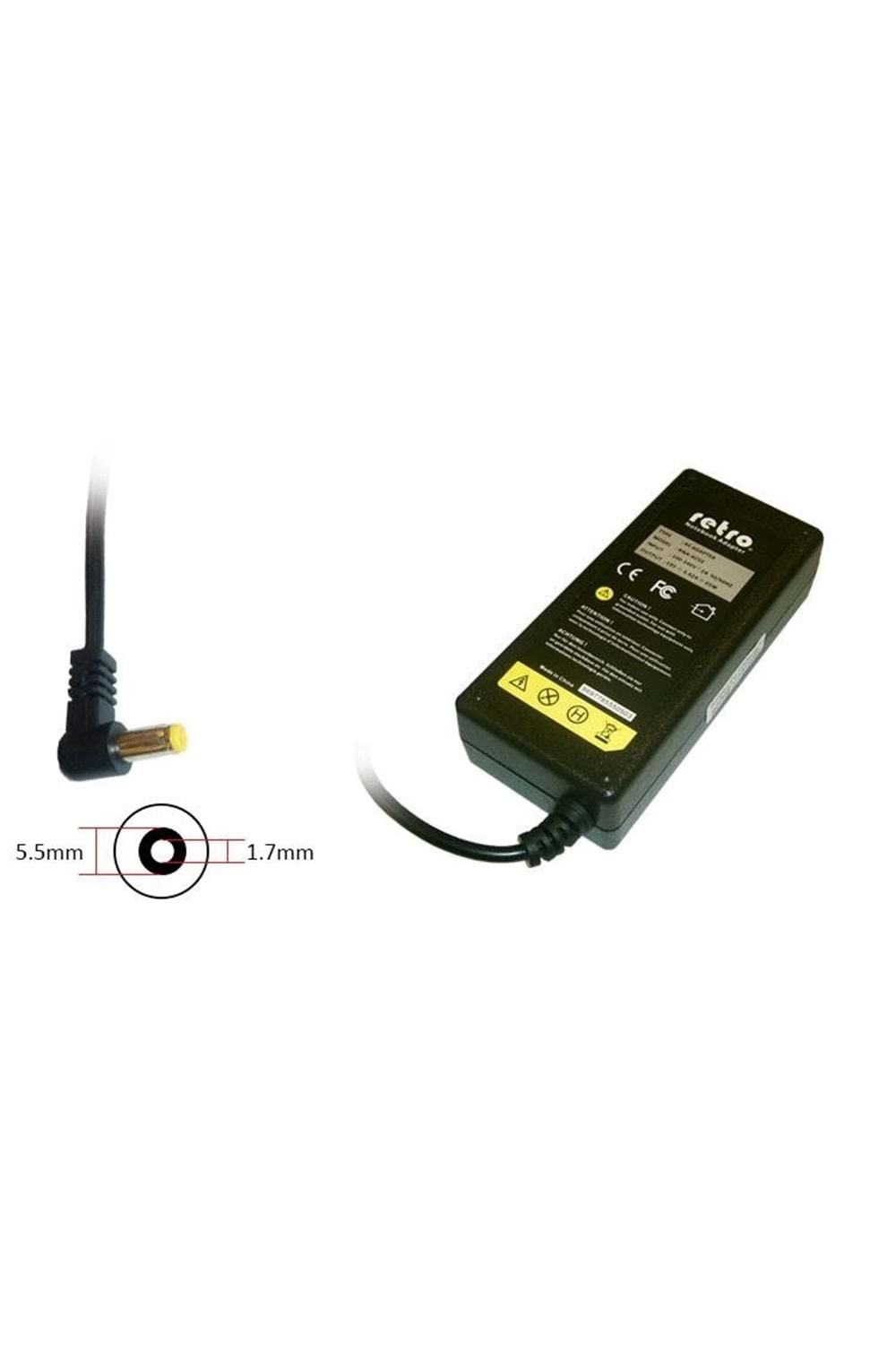 Adaptor Dca-A040 19V 2.37A 45W 1.7Mm5.5Mm