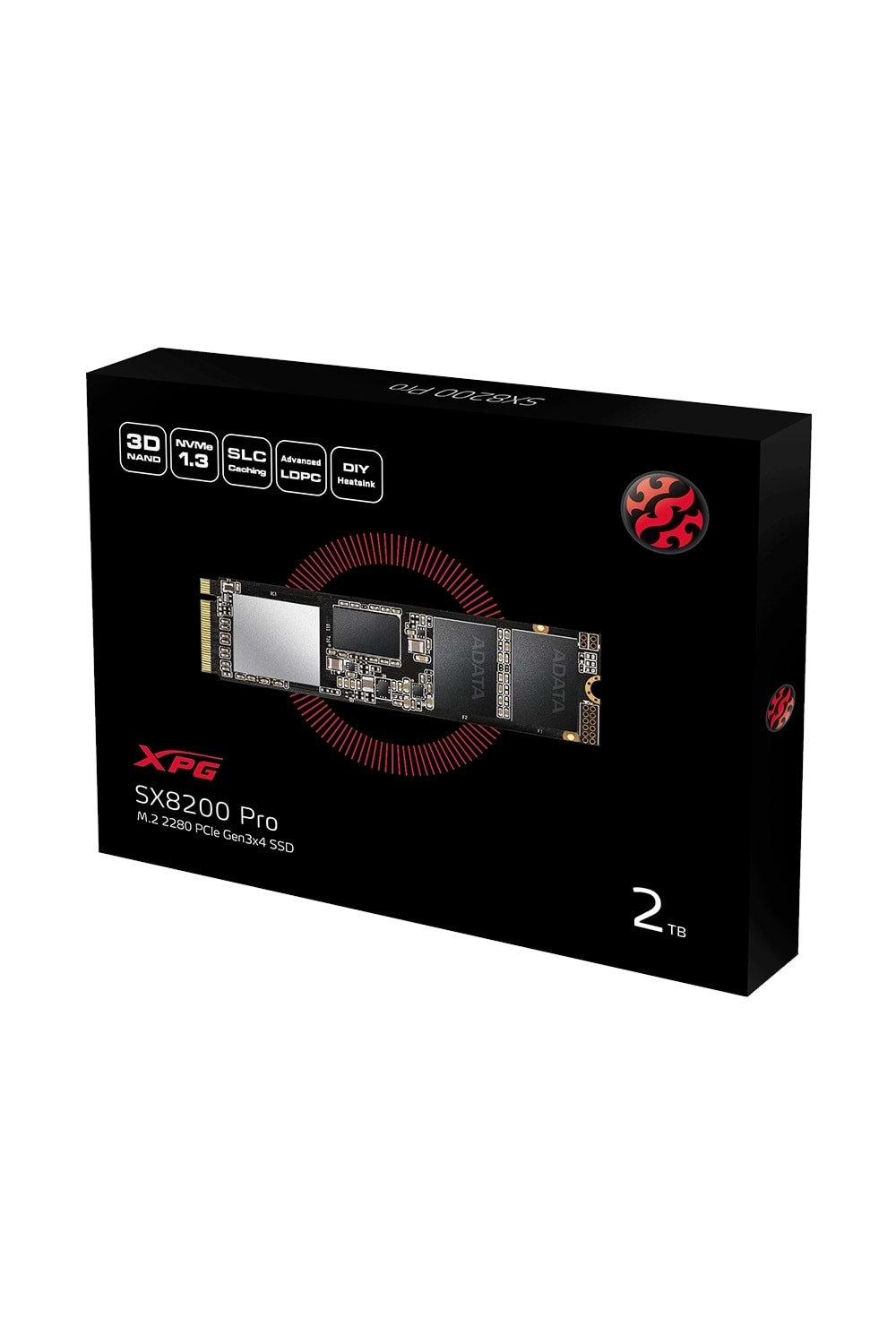 Ssd Xpg 2Tb Sx8200Pro M.2 Asx8200Pnp-2Ttc Nvme 3500/3000