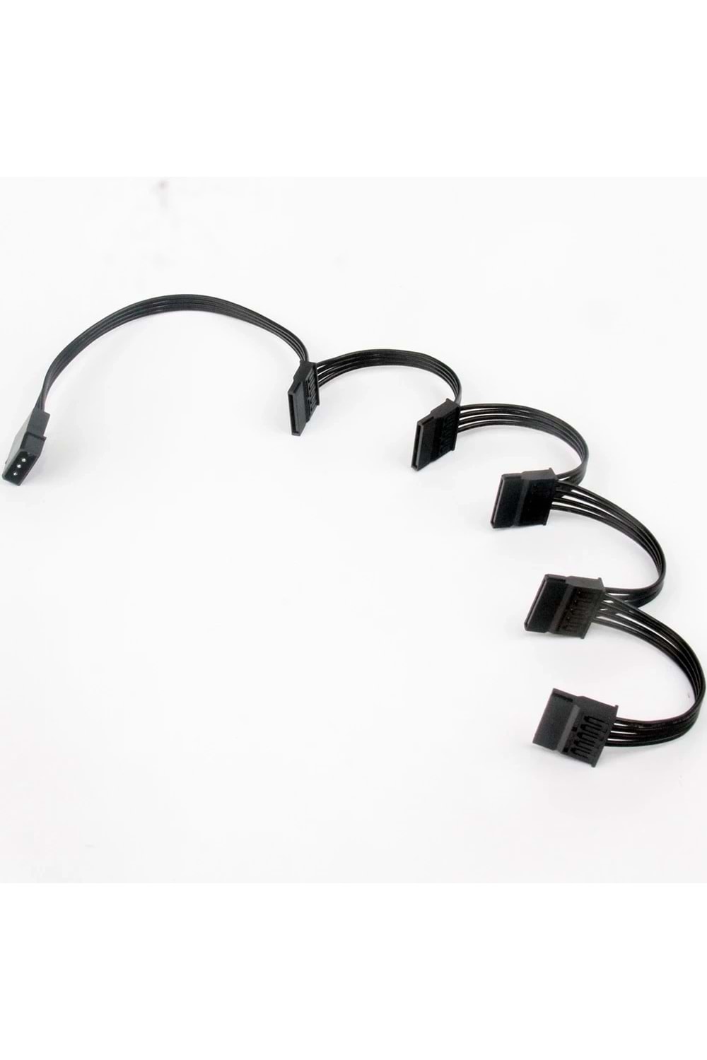 Kablo Molex Power To 5 Sata - 15 Pin Hdd Power Dönüştürücü