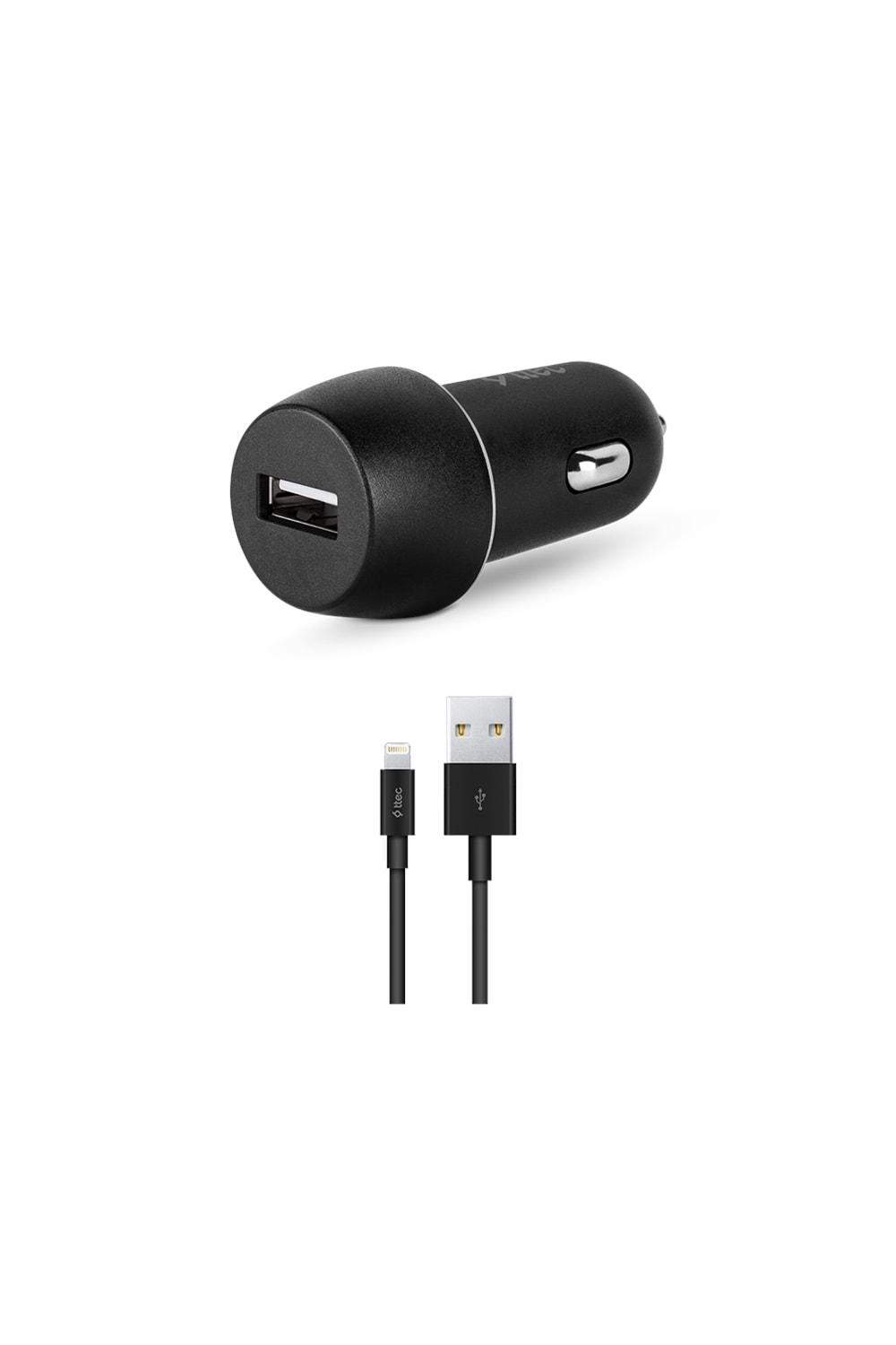 TTEC 2CKS20LS ARAÇ ŞARJERİ + LIGHTNING CABLE