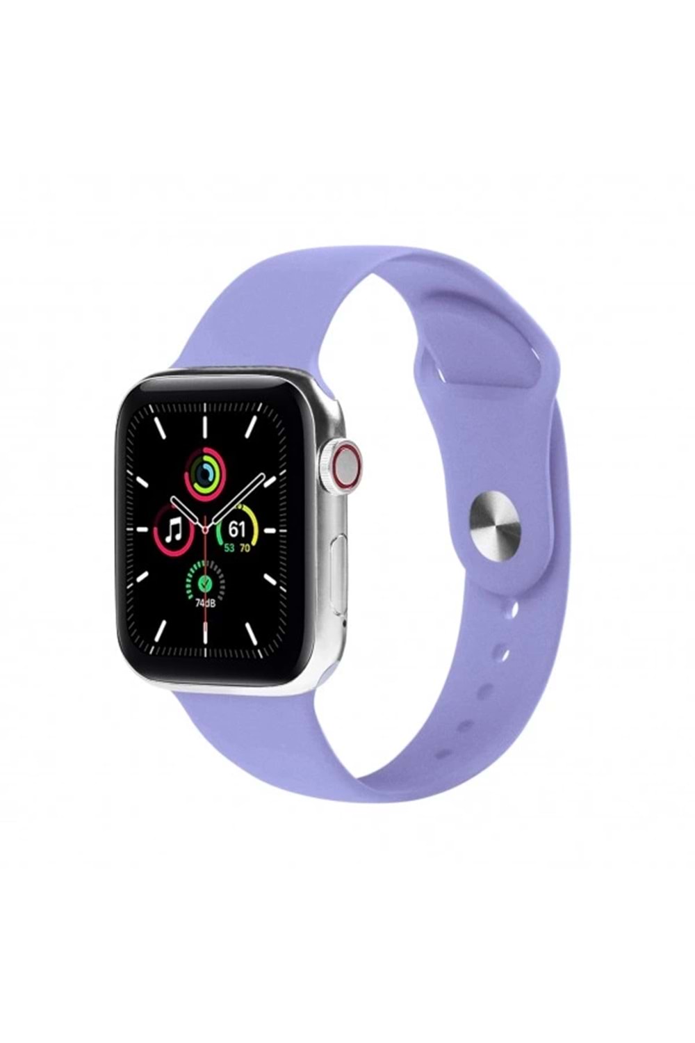 Kordon Zr-Slkn-55 Apple Watch 42/44/45Mm Mor Sılıkon