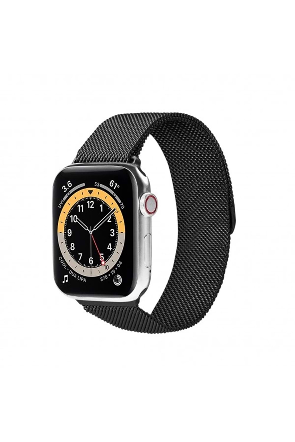 Kordon Zr-Krd-01 Apple Watch 42/44/45Mm Siyah Mıktanıs