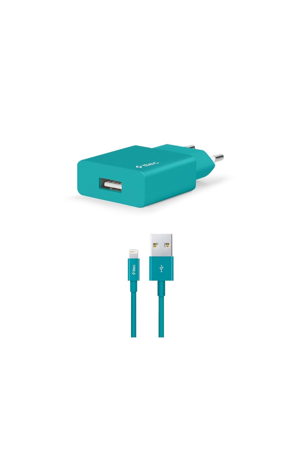 Ttec Smartcharger 2Scs20Ltz Lıghtıng Turkuaz