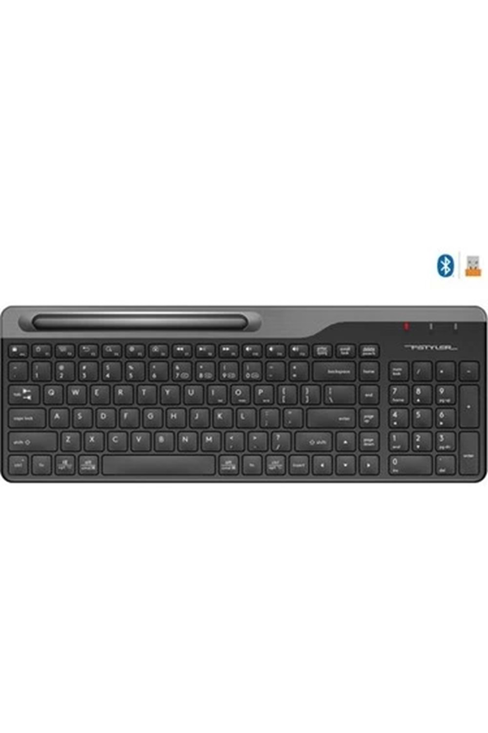 KLAVYE A4 Tech FBK25 Siyah Bluetooth+2.4G Nano FN-Multimedya TR LAYOUT