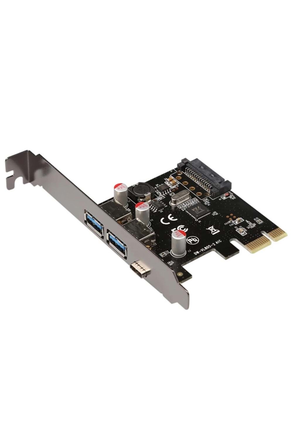 Aksesuar Pcı-Exp Kart Usb 3.0 2 Port Type-C Usb3.1 1 Port