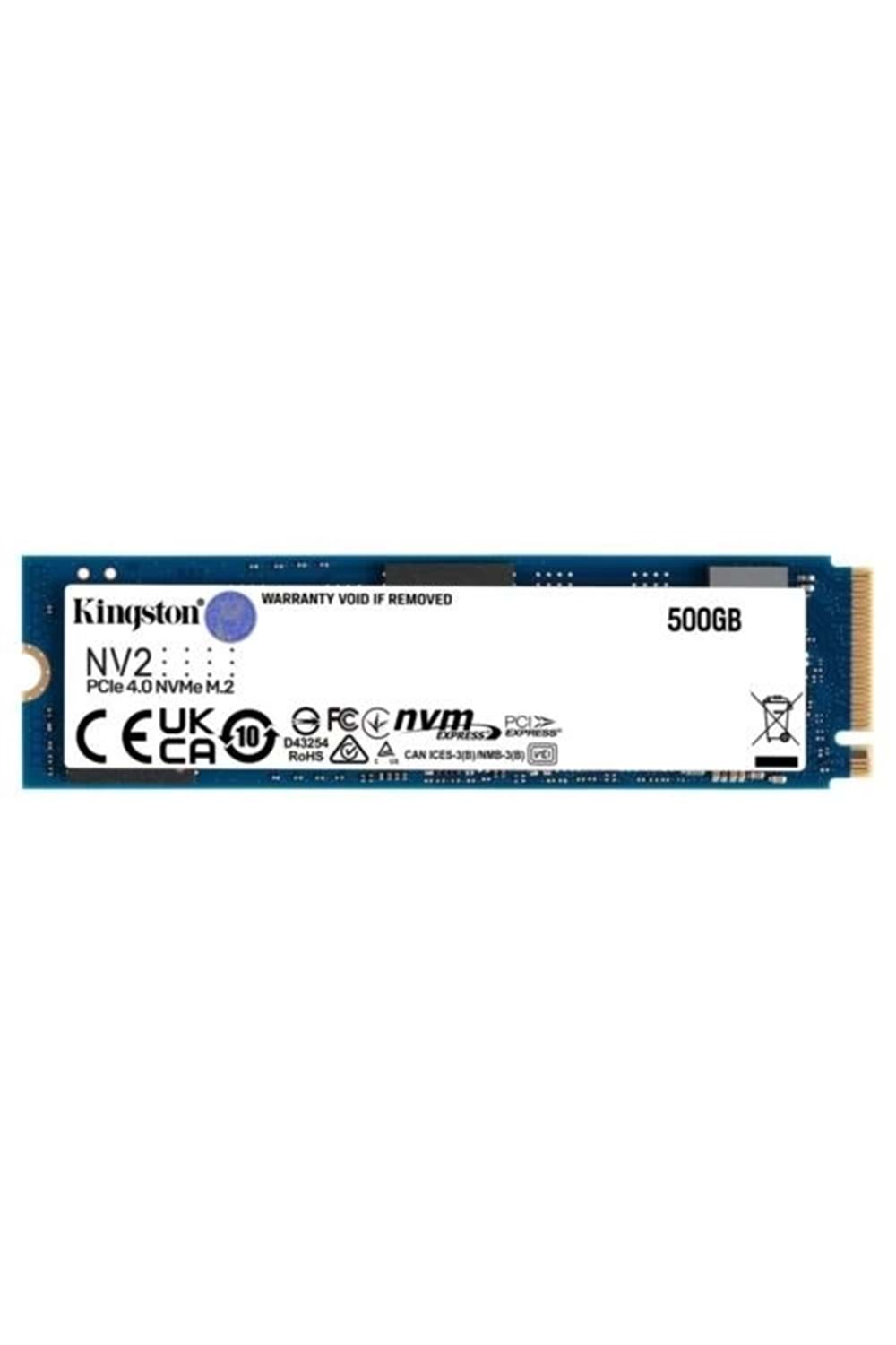SSD KINGSTON NV2 500GB PCI 4.0 NVMe SNV2S/500G 3500 - 2100 MB/s