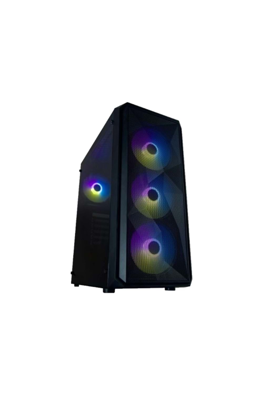 Kasa Vento Vg10F 3X120Mm Mesh Mid Tower Temperli Camlı