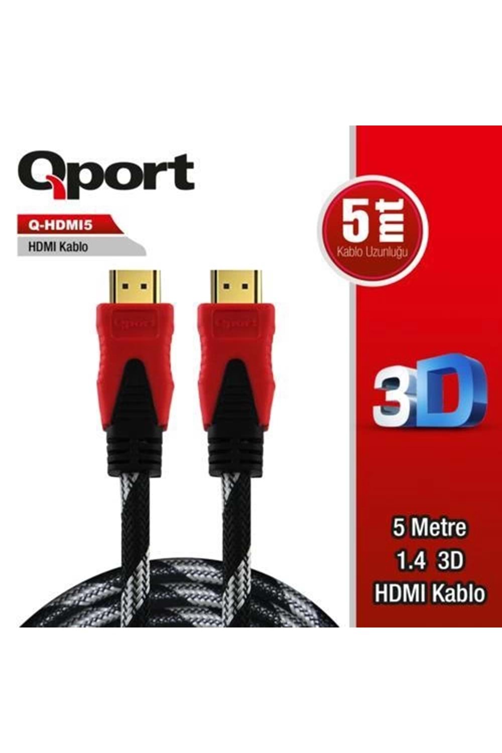 Kablo Qport Q-Hdmi5 5Mt Hdmi