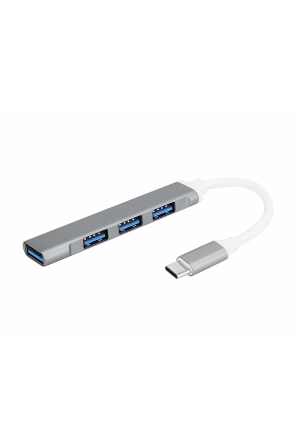 USB ÇOKLAYICI ULTRA SLIM USB TYPE-C T0 USB HUB COKLAYICI METAL 4 PORT