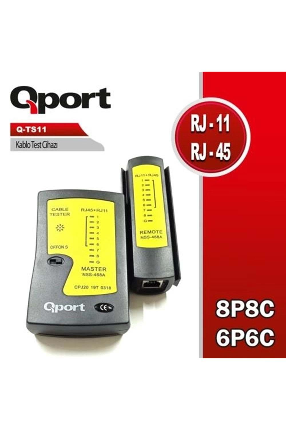 QPORT Q-TS11 KABLO TEST CİHAZI