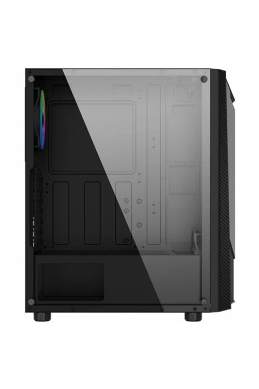 Kasa Msı Mag Shıeld 110R Matx Temperli Cam/120Mm Argb Fan