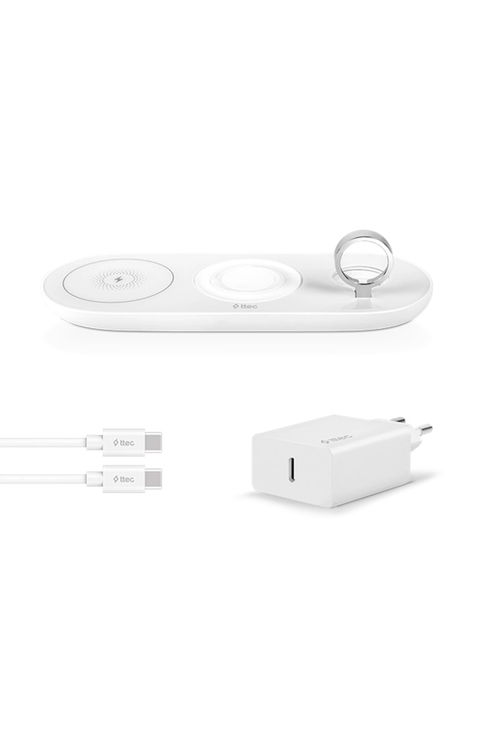 Ttec 2Ks21 Smartcharger Aır Kablosuz 20W 3İn1 Travel Charger+Kablo