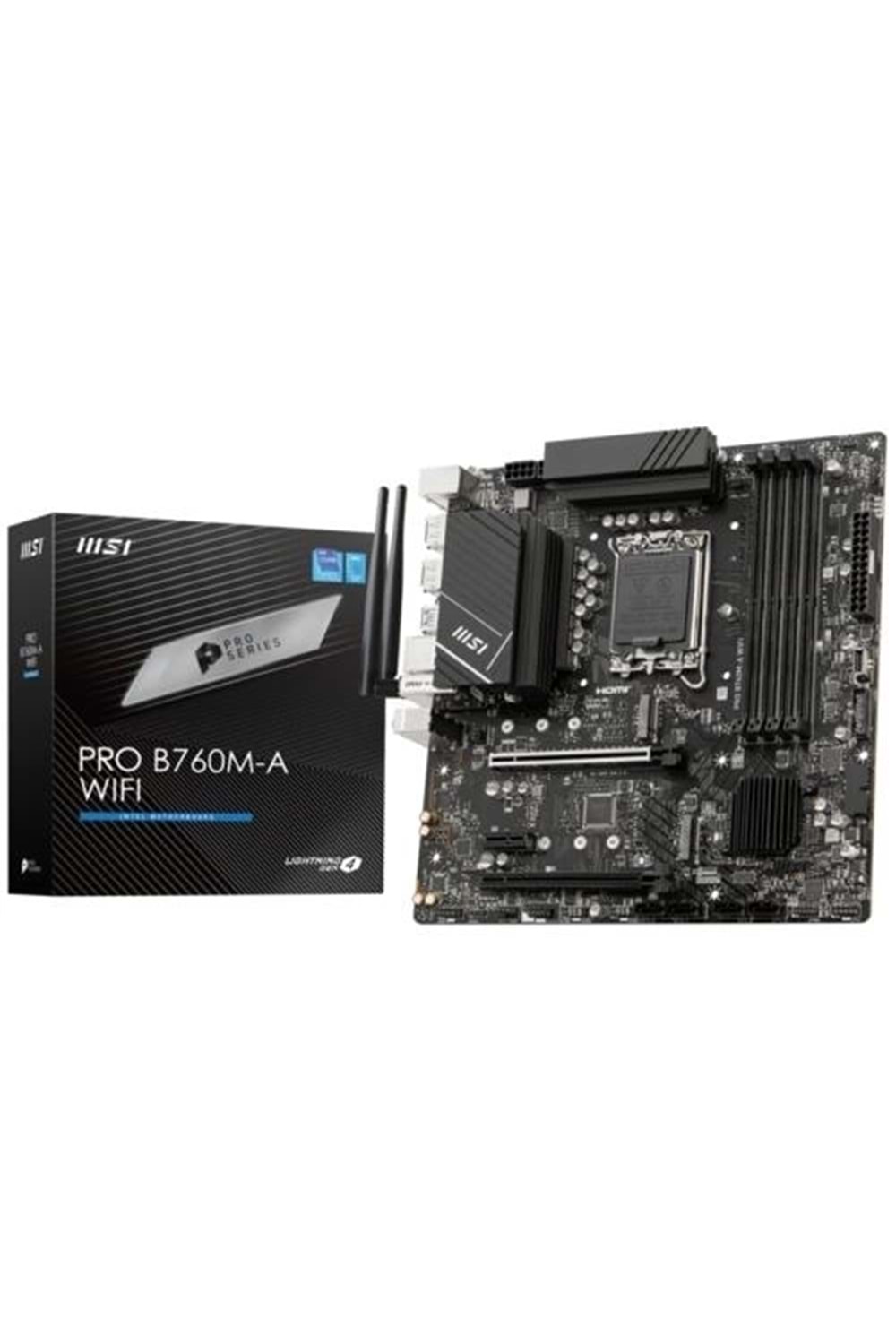 Anakart Msı Pro B760M-A Wıfı Ddr4 S+V+Gl 1700P