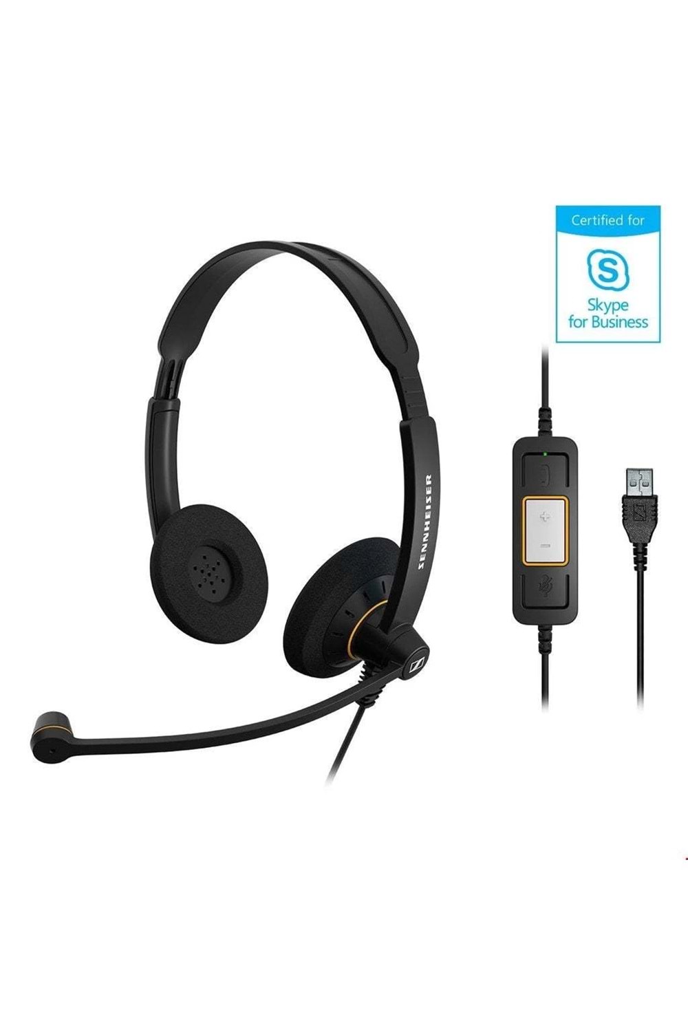 Epos Sennheiser Sc 60 Ml Çift Taraflı Taçlı Usb Kablolu