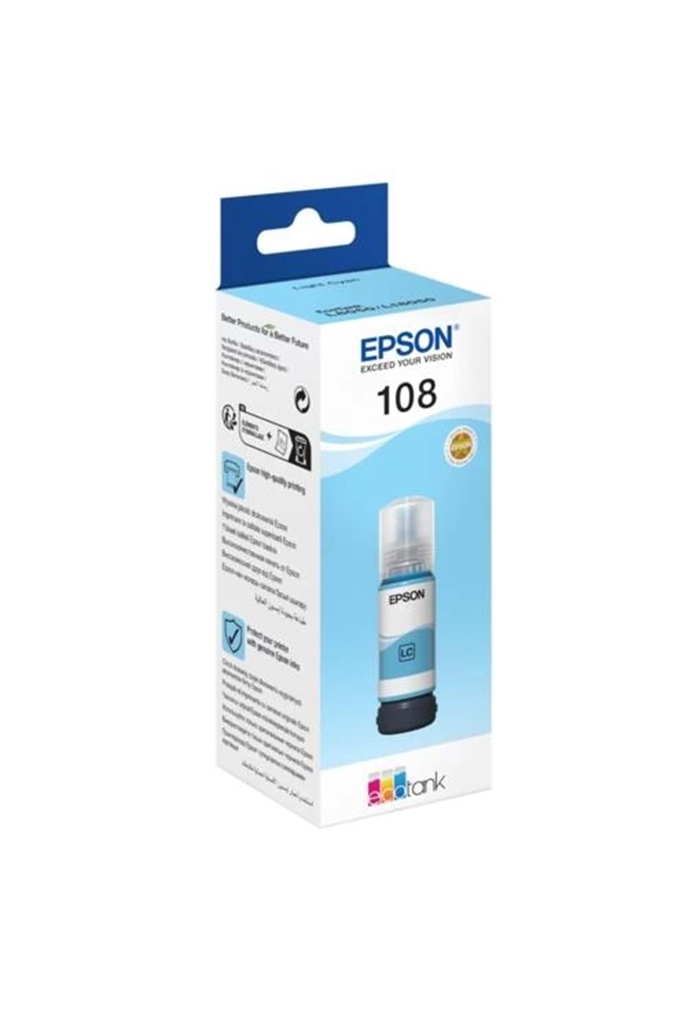 KARTUŞ EPSON C13T09C54A 108 LIGHT CYAN