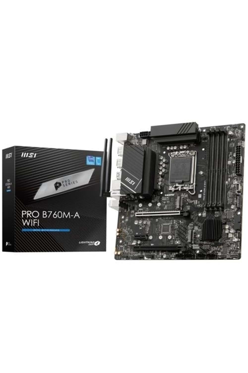 ANAKART MSI PRO B760M-A WIFI DDR5 S+V+GL 1700p