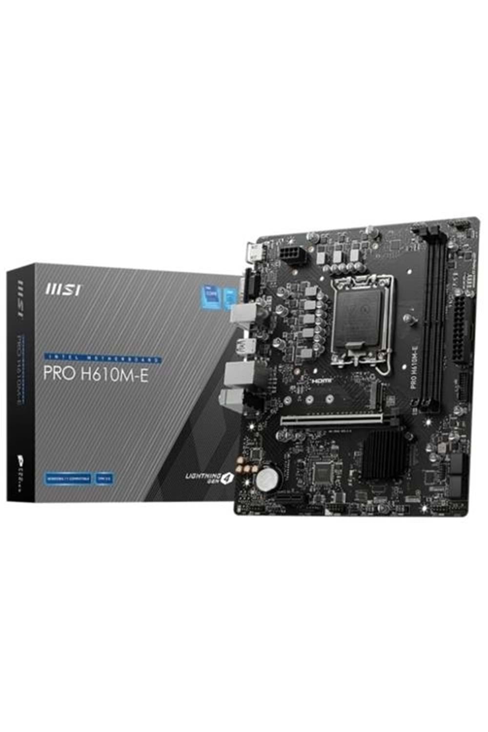 Anakart Msi Pro H610M-E Ddr5 1700P