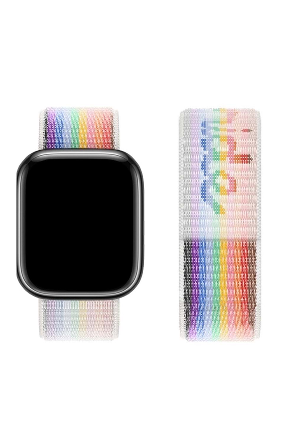 Hoco Watchband For İwatch 42/44/45/49Mm Wa02 Storm Black Wıth Gray