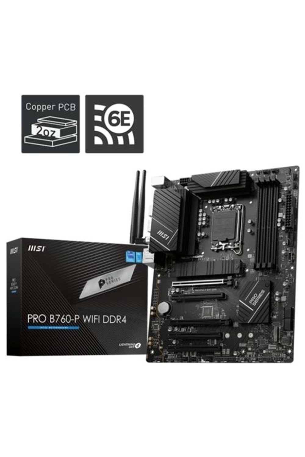 Anakart Msı Pro B760-P Wıfı Ddr4 S+V+Gl 1700P