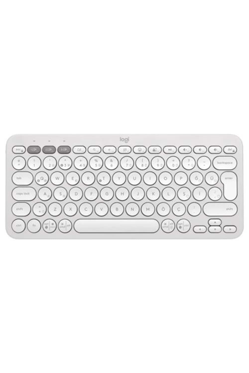 Klavye Logıtech K380S Pebble 2 Bluetooth Beyaz 920-011860 Tr Layout