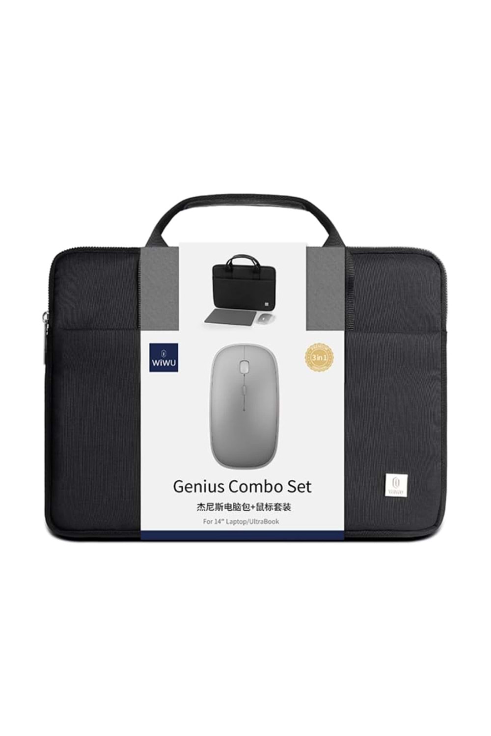 Aksesuar Çanta Wıwu Genıus Combo Set 15.6 Inc Wıth Mouse