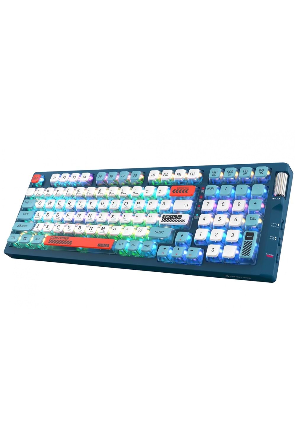 KLAVYE GAMEPOWER SENSE RGB WIRELESS MEKANIK RED SWITCH TR LAYOUT