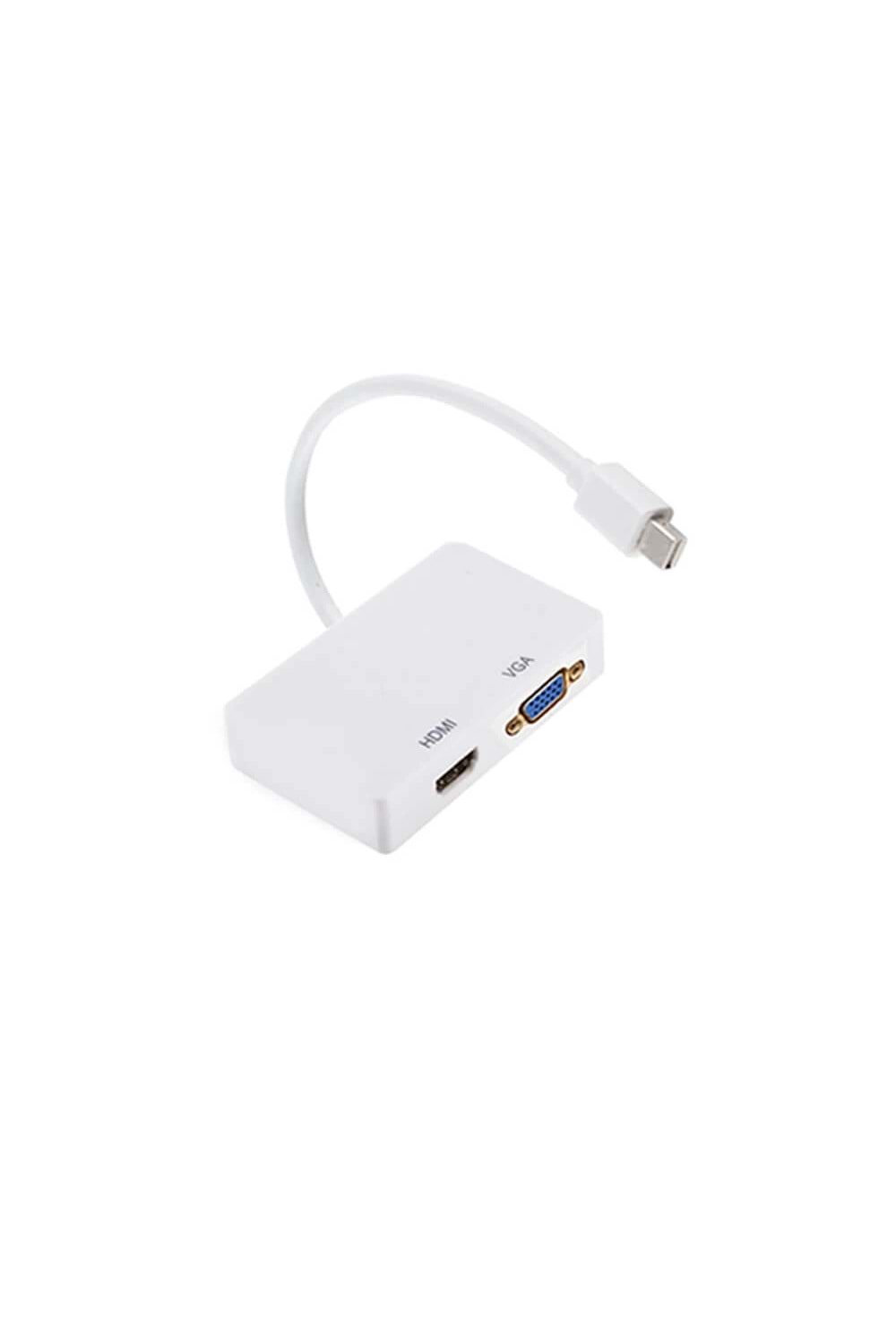 Adaptor Mını Dısplay Port To Hdmı Vga Adaptor