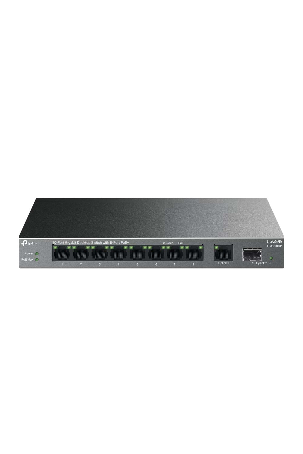 Switch Tp-Link Ls1210Gp 10 Port 10/100/1000 8 Port Poe+