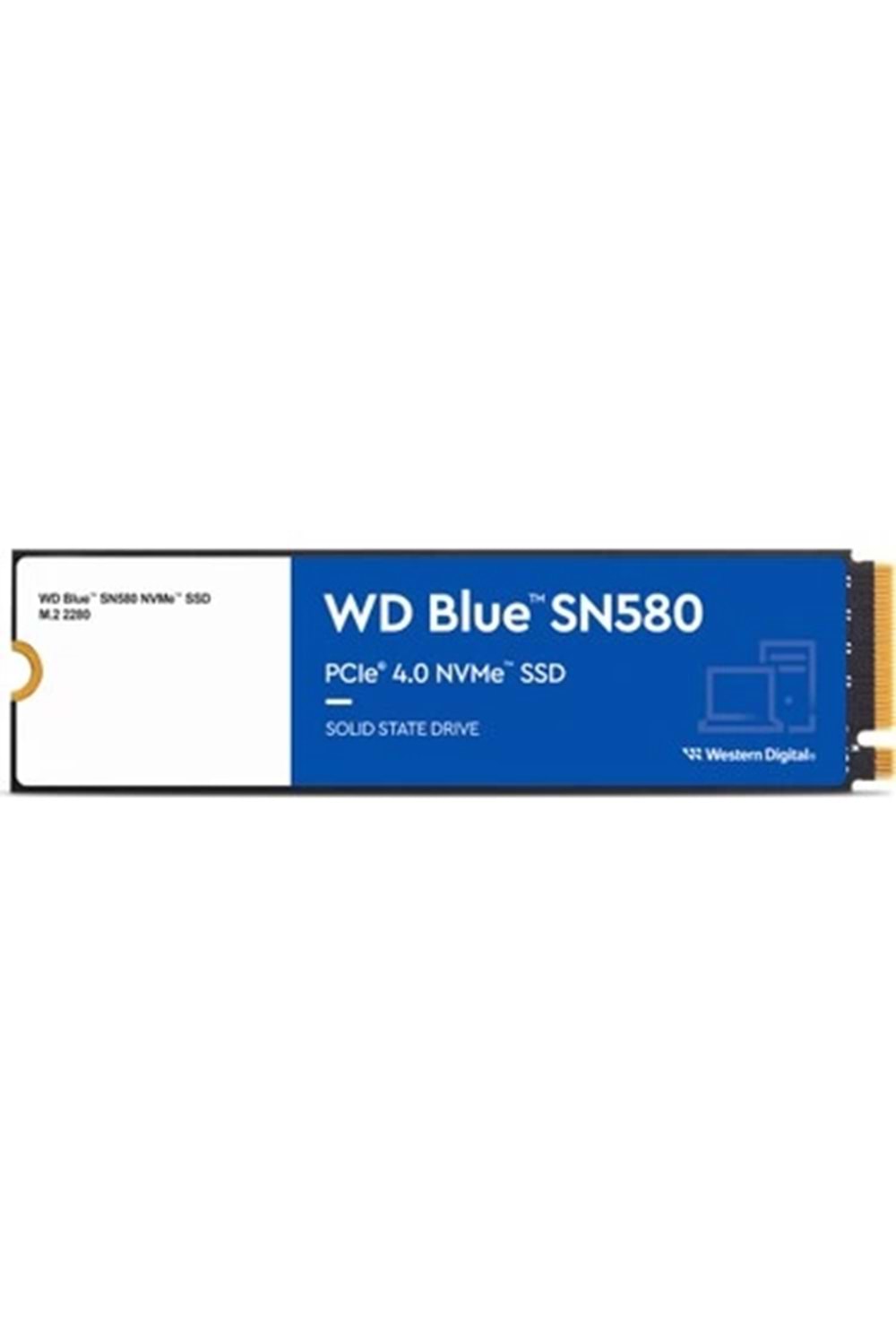 SSD WD 500GB BLUE SN580 GEN4 M.2 NVMe WDS500G3B0E 4000/3600Mbps