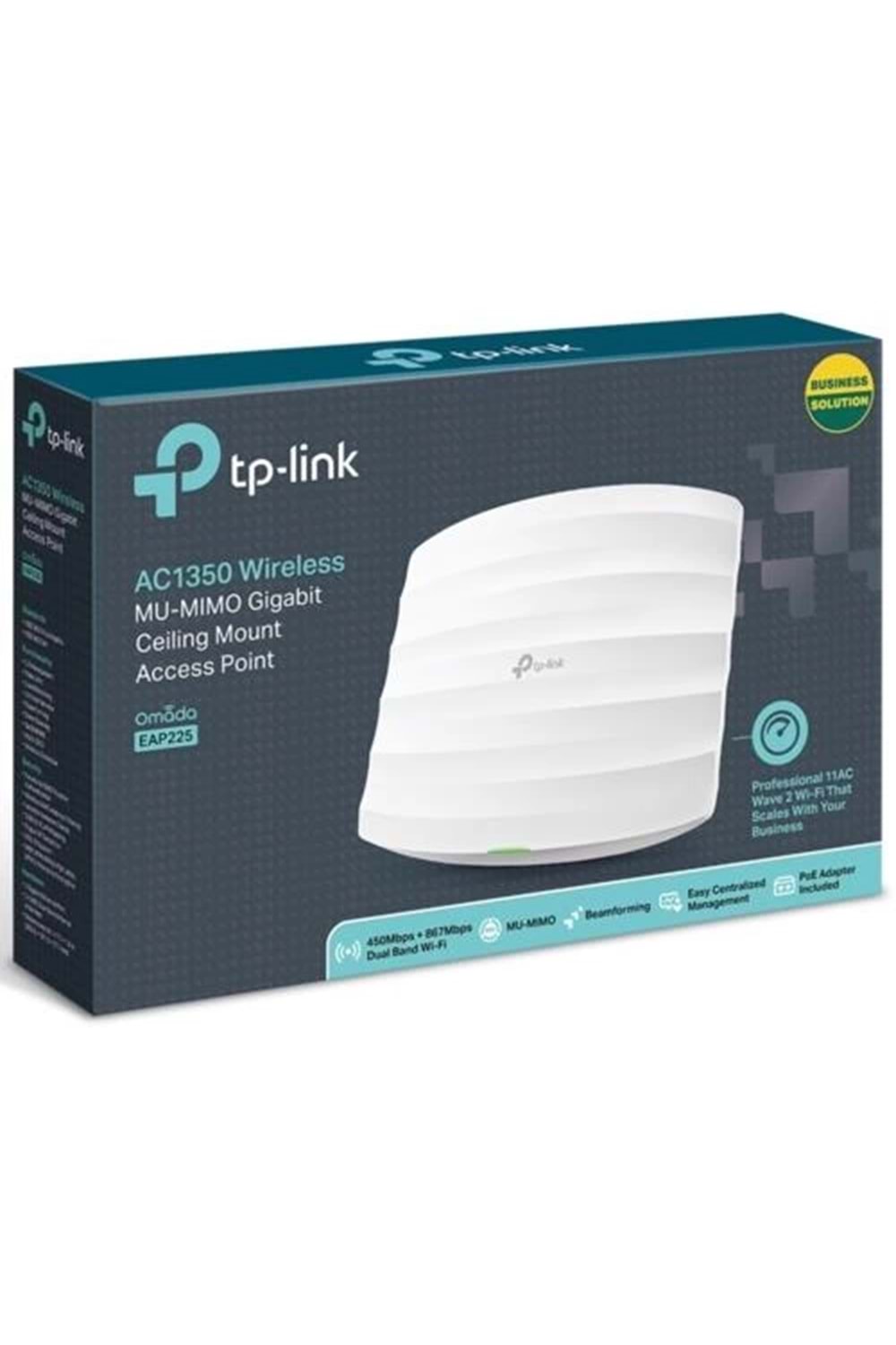 TP-LINK OMADA EAP225 AC1350 Dual Band Tavan Tipi