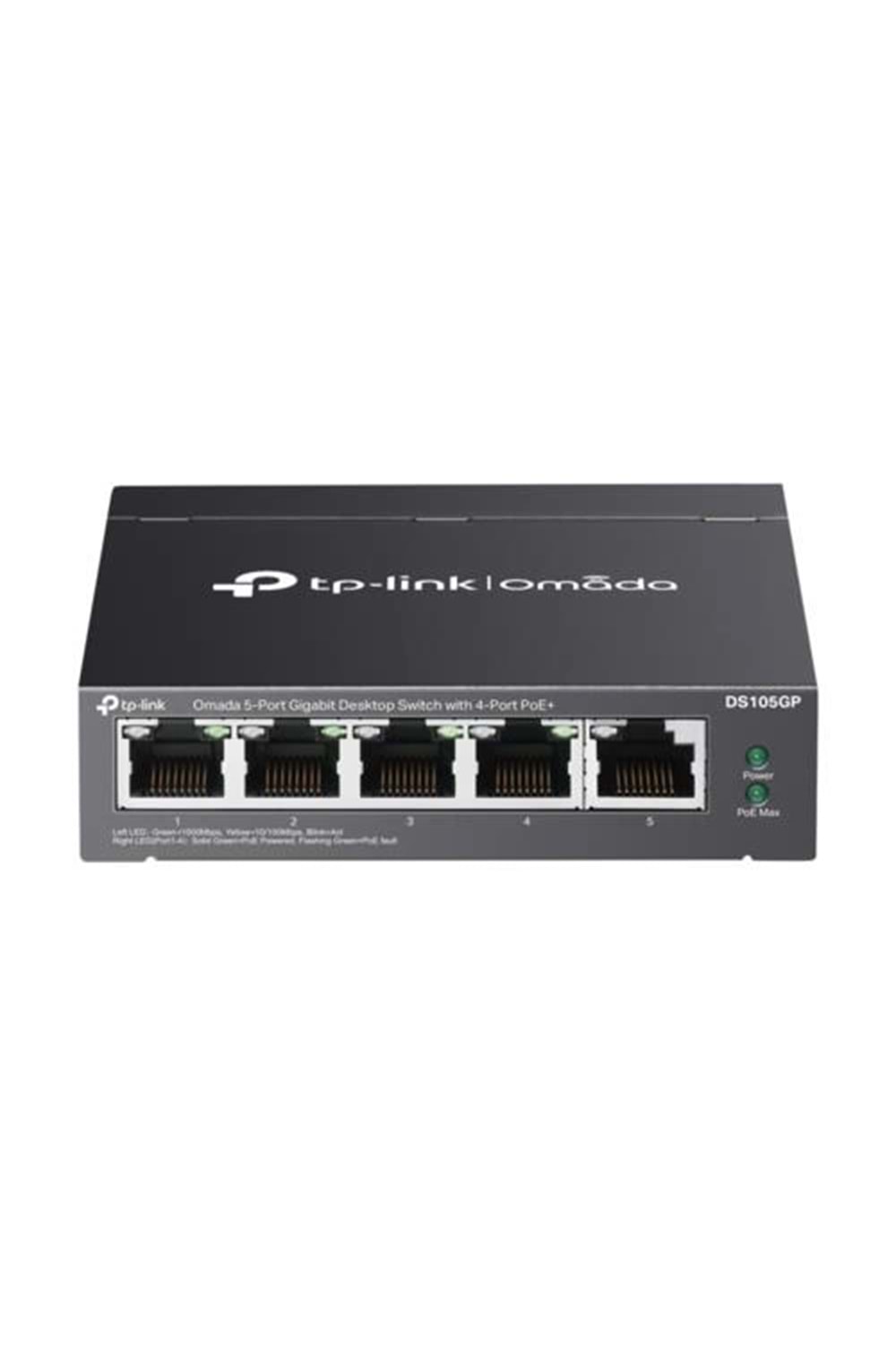SWITCH TP-LINK OMADA DS105GP 5 PORT GIGABIT 4 PORT POE+ 64W