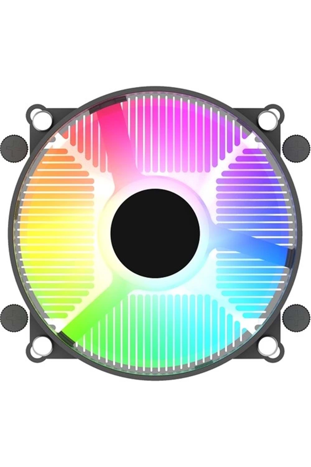 İşlemci Fanı Gamepower Nebula Rgb Cpu Soğutucusu Am4/Am5 Uyumlu