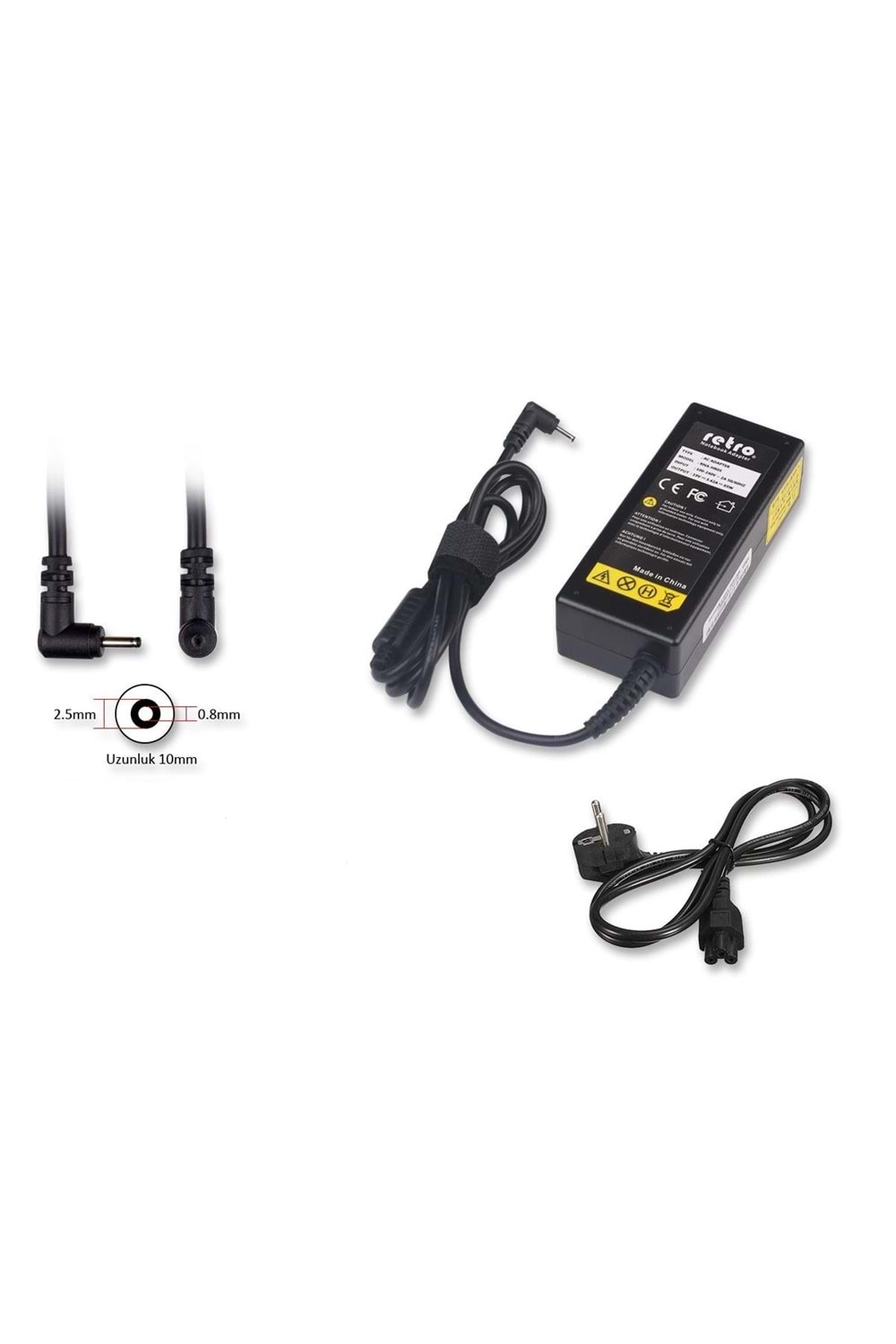 Adaptor Dca-Hr05 19V 3.42A 65W 0.8Mm 2.5Mm